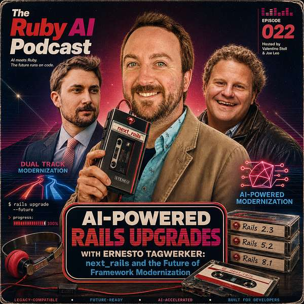 AI-Powered Rails Upgrades with Ernesto Tagwerker: NextRails and the Future of Framework Modernization